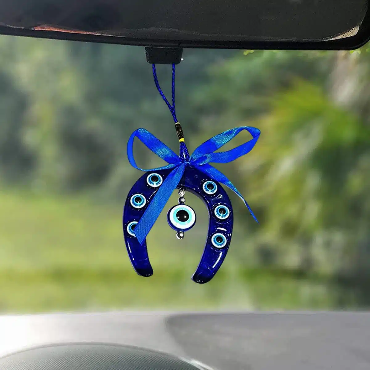 Evil Eye Horseshoe Wall Hanging Decor-Shubhanjali (4) Shop Evil Eye Horseshoe Wall Hanging Decor