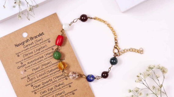Shop Navagraha Bracelet In Crystal, Intention Bracelet