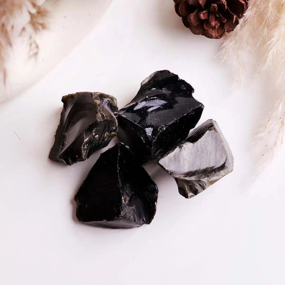 Shubhanjali-Golden Sheen Obsidian Raw Stone (1) Shop Golden Sheen Obsidian Raw Stone