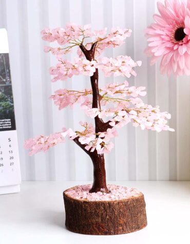 Shop Rose Quartz M-Seal Crystal Tree, Golden Wire