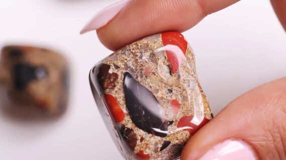Pudding Jasper Tumble Stone