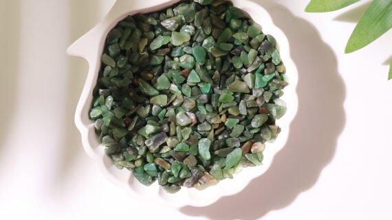Green Jade Chips Stone