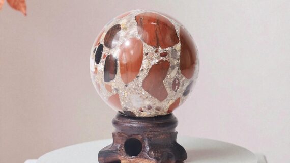 Pudding Jasper Sphere