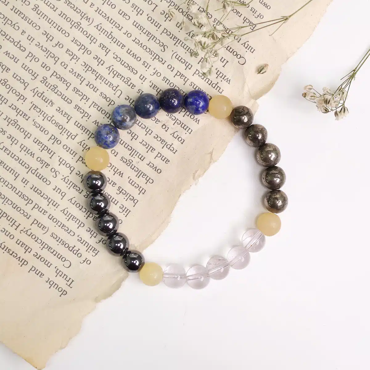 Customized Bracelet for Brain & Memory Health Intention (4) Shop Natural Customized Crystal Bracelet for Brain & Memory Health Intention