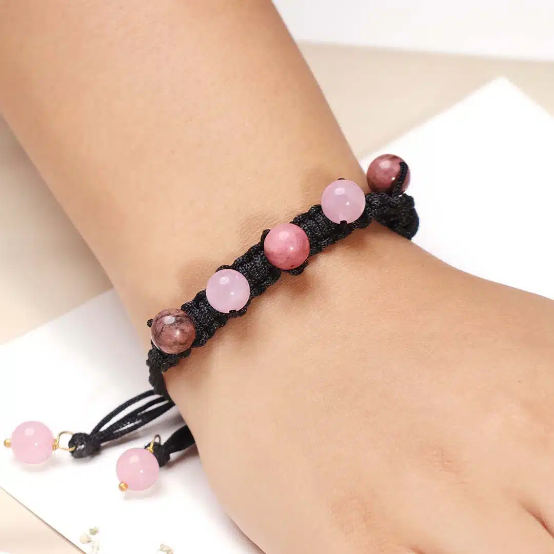 Shubhanjali-Knot Thread Bracelet for Love Intention (2) Shop Crystal Beads Knot Thread Bracelet for Love Intention