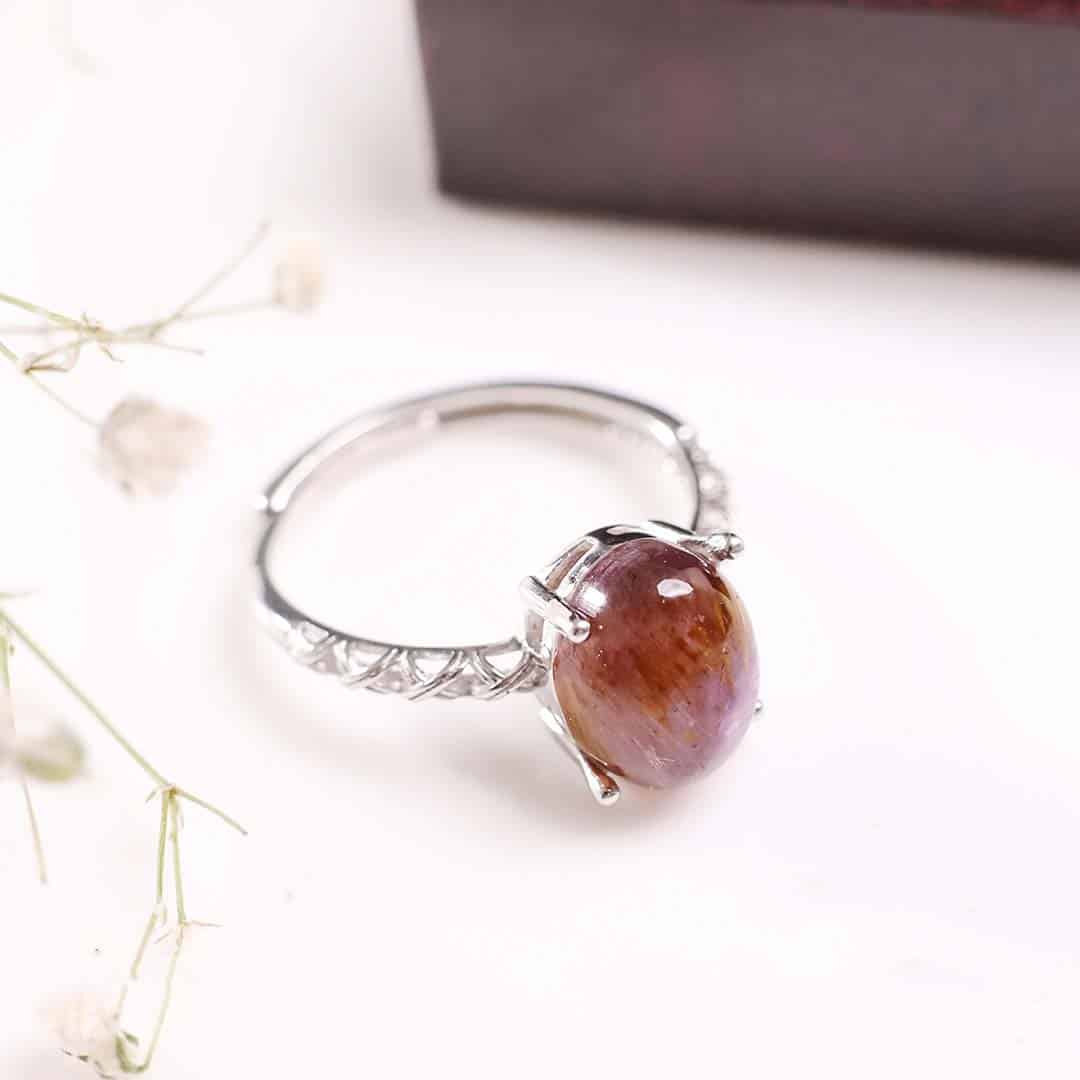 Super 7 In Silver Ring