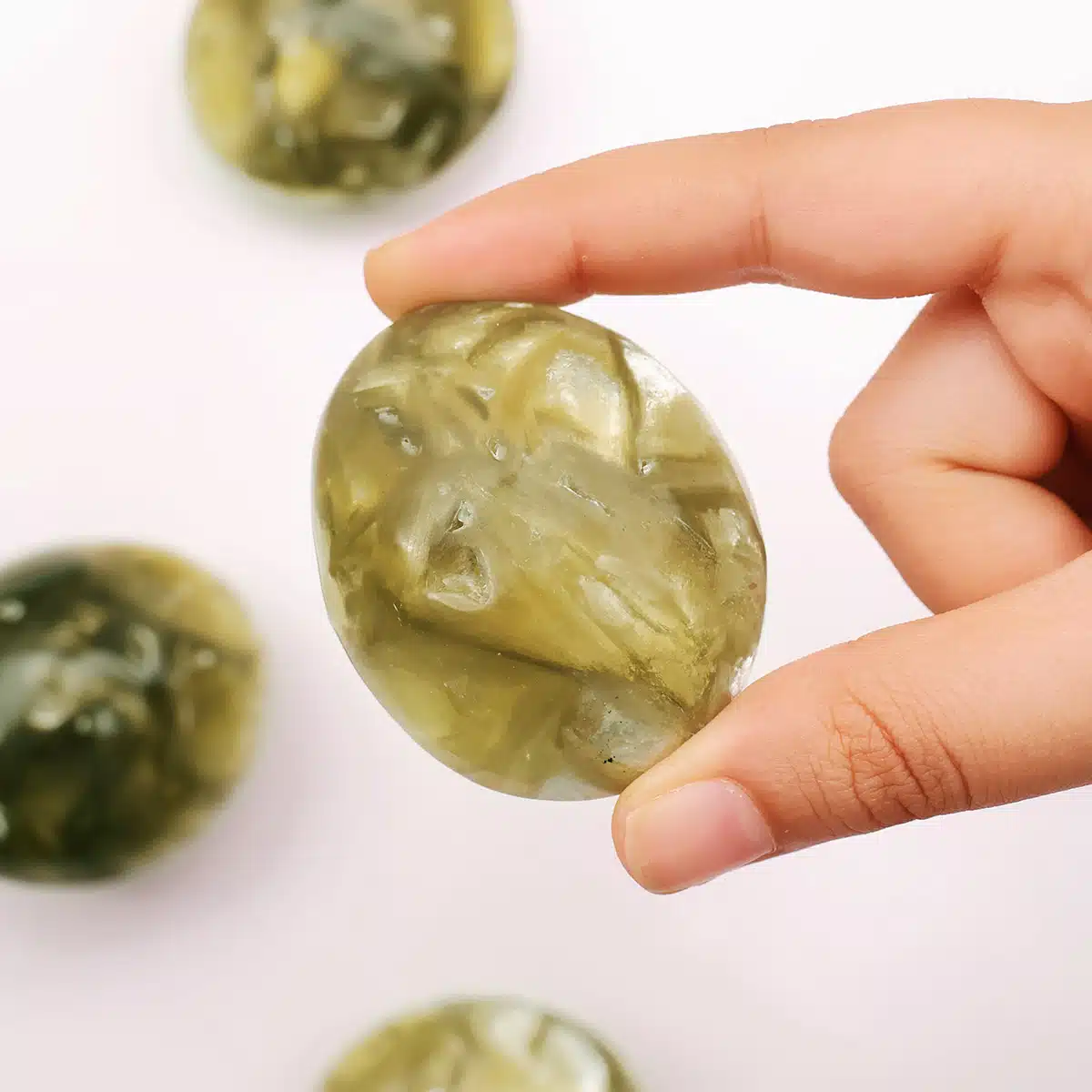 Shubhanjali-Muscovite Mica Palm Stone (1) Shop Natural Muscovite Mica Palm Stone