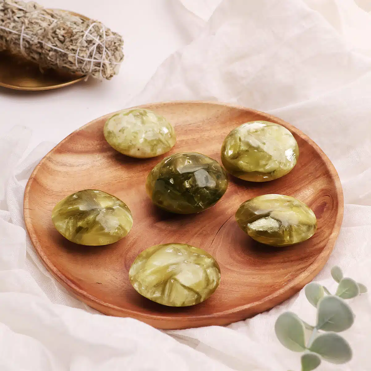 Shubhanjali-Muscovite Mica Palm Stone (2) Shop Natural Muscovite Mica Palm Stone