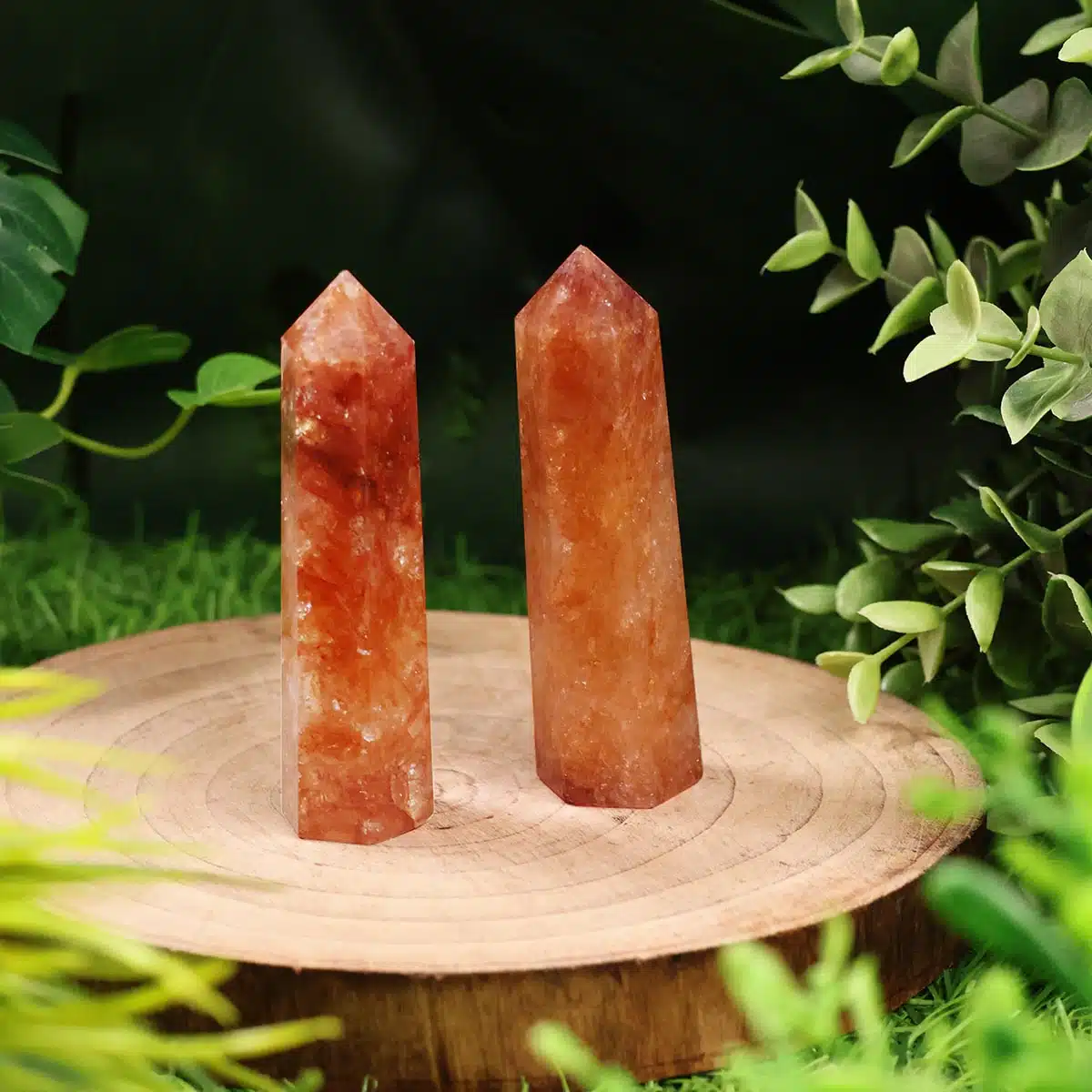 Shubhanjali-Red Fire Quartz Pencil Point (3) Shop Natural Red Fire Quartz Crystal Pencil Point