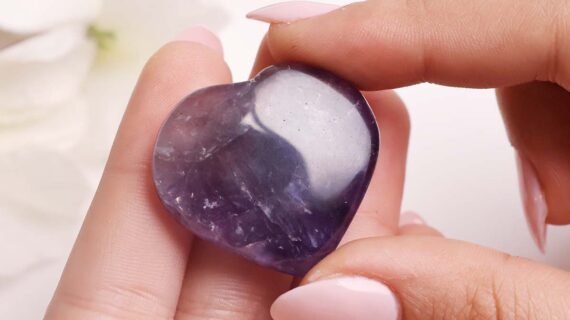 Amethyst Small Heart Shape
