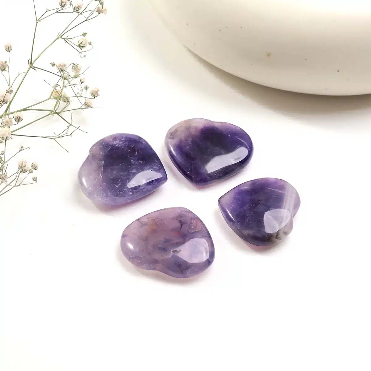 Amethyts Small Heart Shape-Shubhanjali (3) Shop Amethyts Small Heart Shape