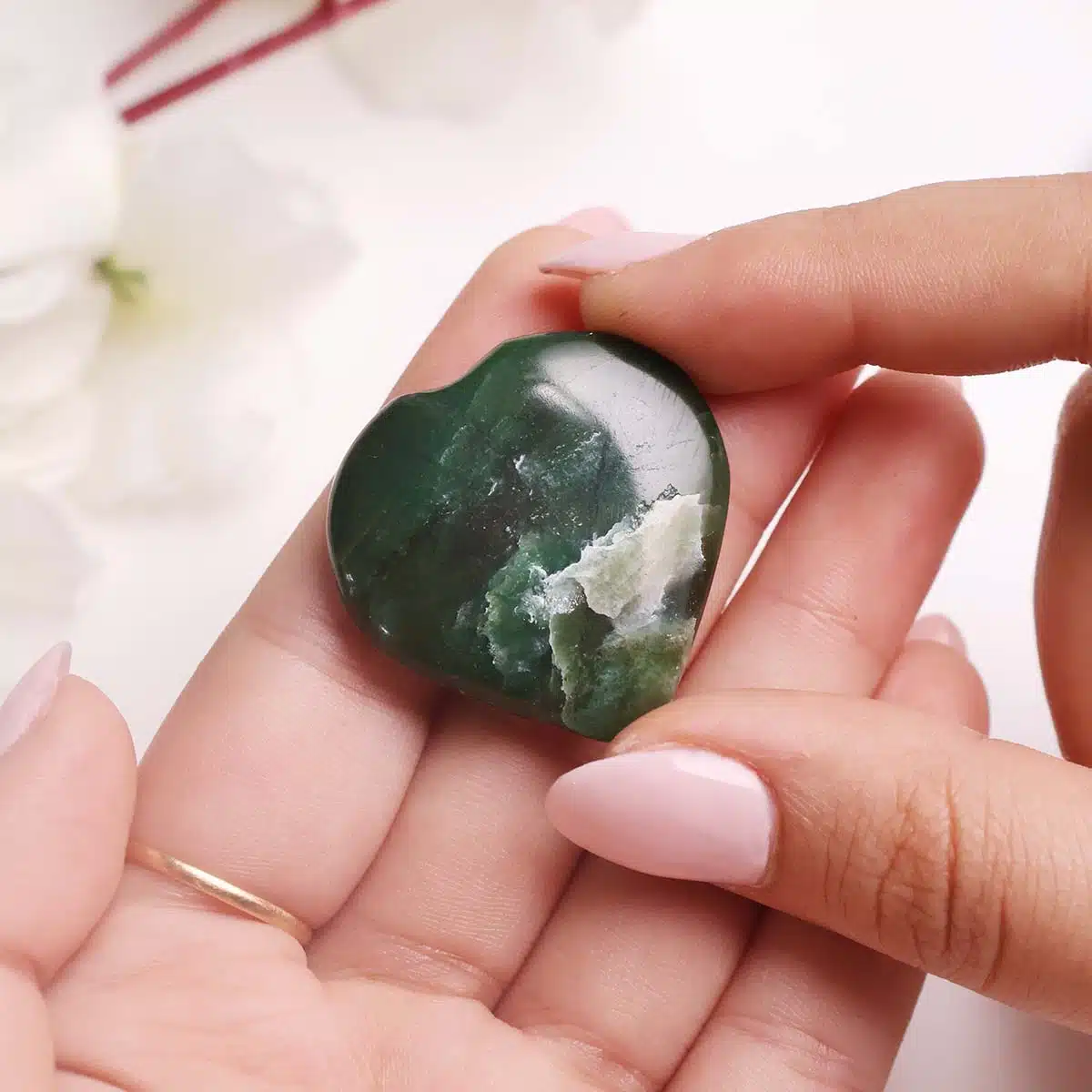 Green Jade Small Heart Shape-Shubhanjali (3) Shop Natural Green Jade Crystal Small Heart Shape