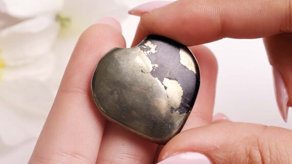 Pyrite Small Heart Shape