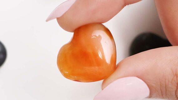 Red Carnelian Mini Heart Shape