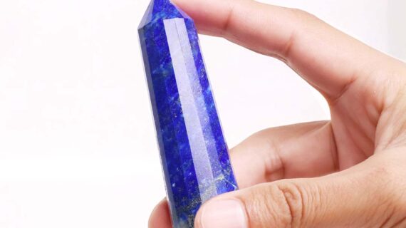 Lapis Lazuli Pencil Massager Wand