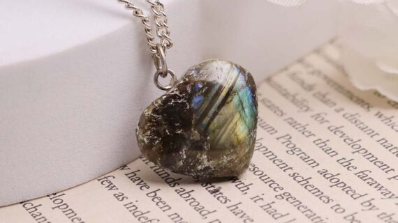 Labradorite Mini Heart Pendant
