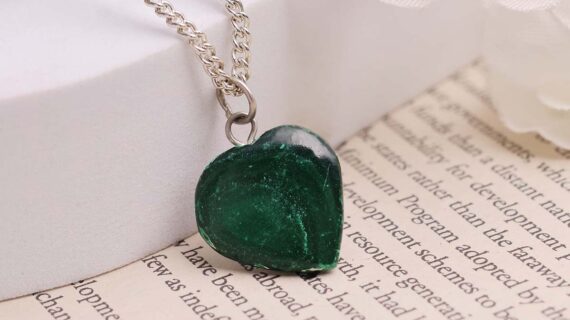 Malachite Mini Heart Pendant