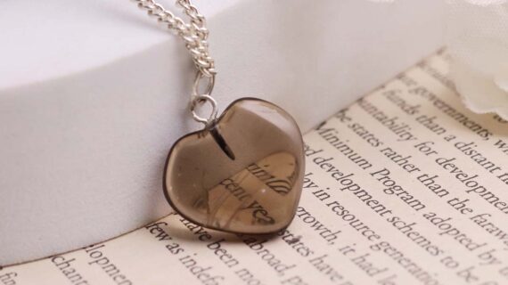Smoky Quartz Mini Heart Pendant