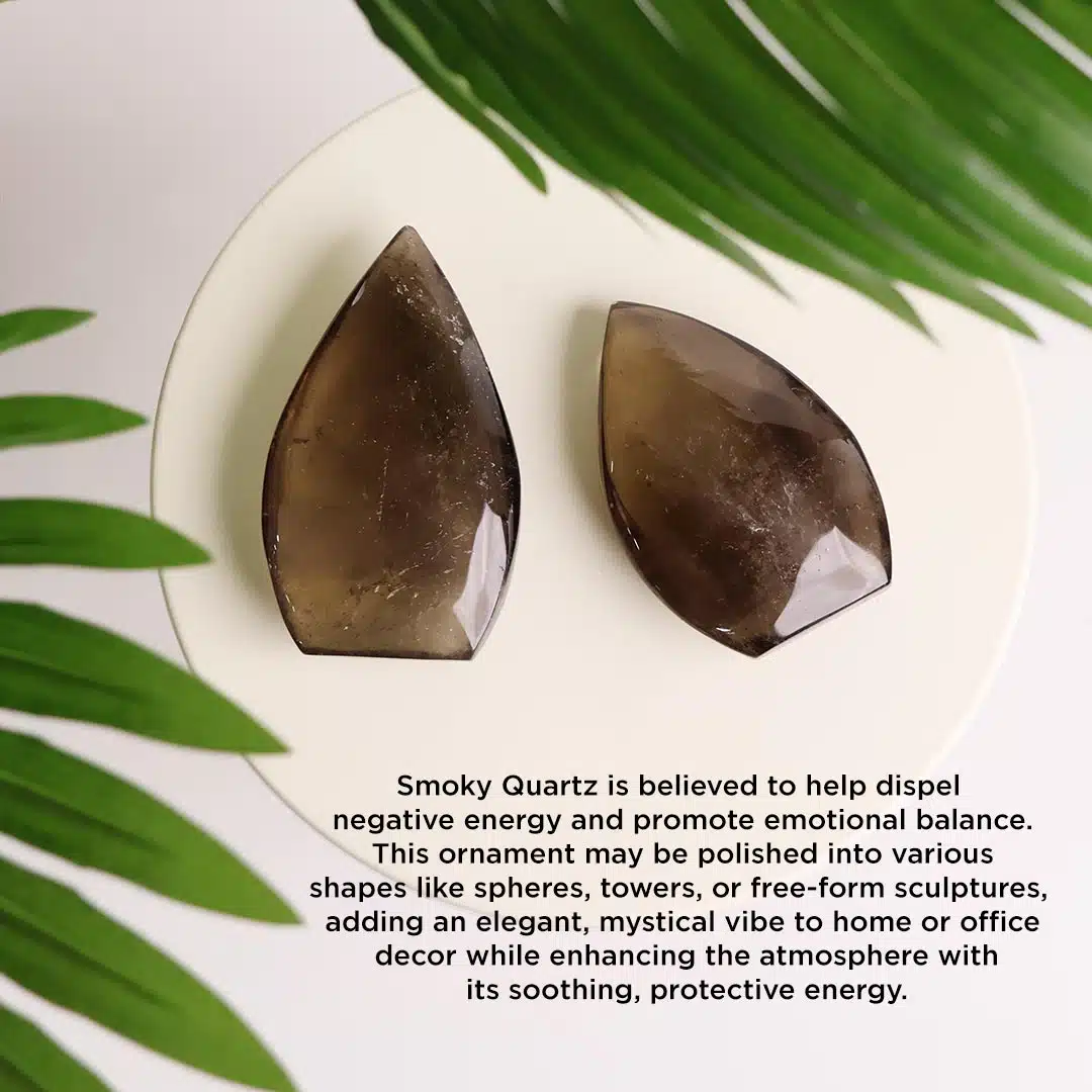 Smoky Quartz Ornament-Shubhanjali (1) Shop Natural Smoky Quartz Crystal Ornament