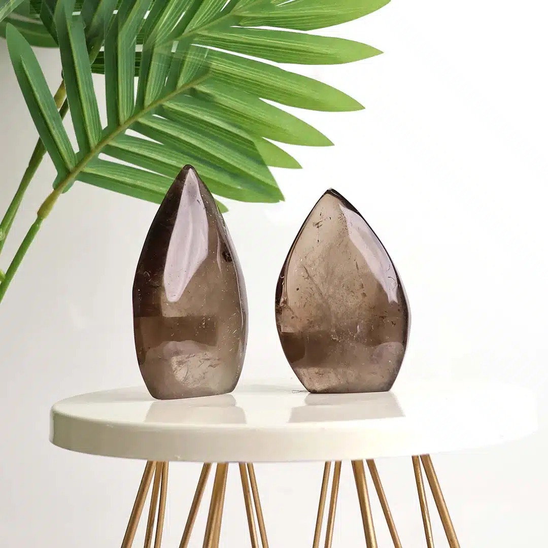 Smoky Quartz Ornament-Shubhanjali (5) Shop Natural Smoky Quartz Crystal Ornament