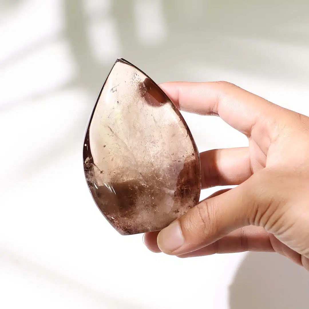 Smoky Quartz Ornament-Shubhanjali (8) Shop Natural Smoky Quartz Crystal Ornament
