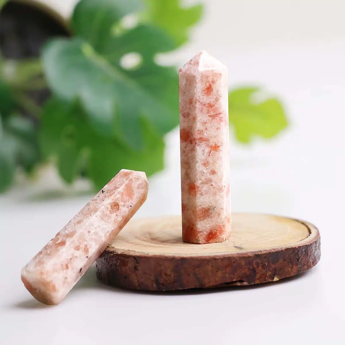 Sunstone Mini Pencil Point-Shubhanjali (1) Shop Crystal Sunstone Mini Pencil Point