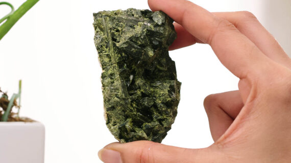Green Tourmaline Cluster