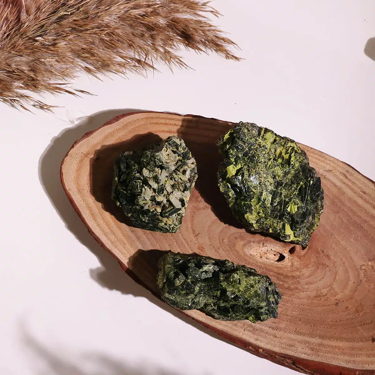 Green Tourmaline Cluster-Shubhanjali (5) Shop Crystal Green Tourmaline Stone Cluster