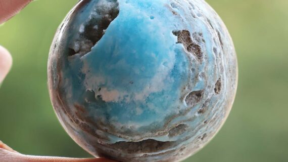 Hemimorphite Sphere / Ball
