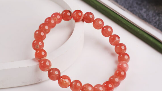 Jelly Rhodochrosite Bracelet