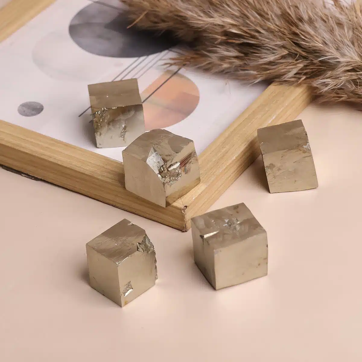 Pyrite Polished Cube-Shubhanjali (10) Shop Natural Crystal Pyrite Polished Cube