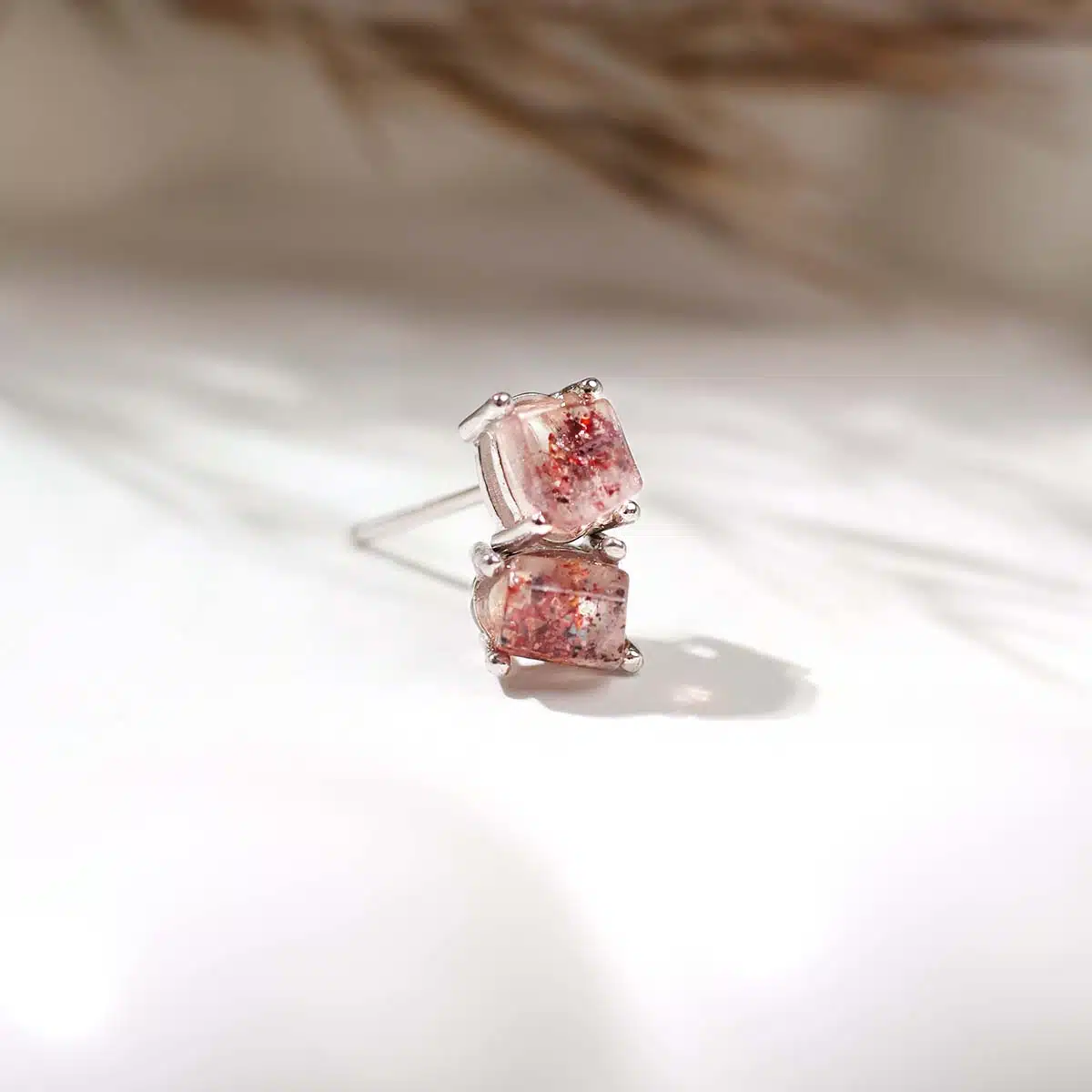 Super 7 Earring In Silver-Shubhanjali (3) Shop Crystal Super 7 Earring In Silver 925