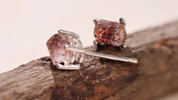 Super 7 Stud Earring In Silver