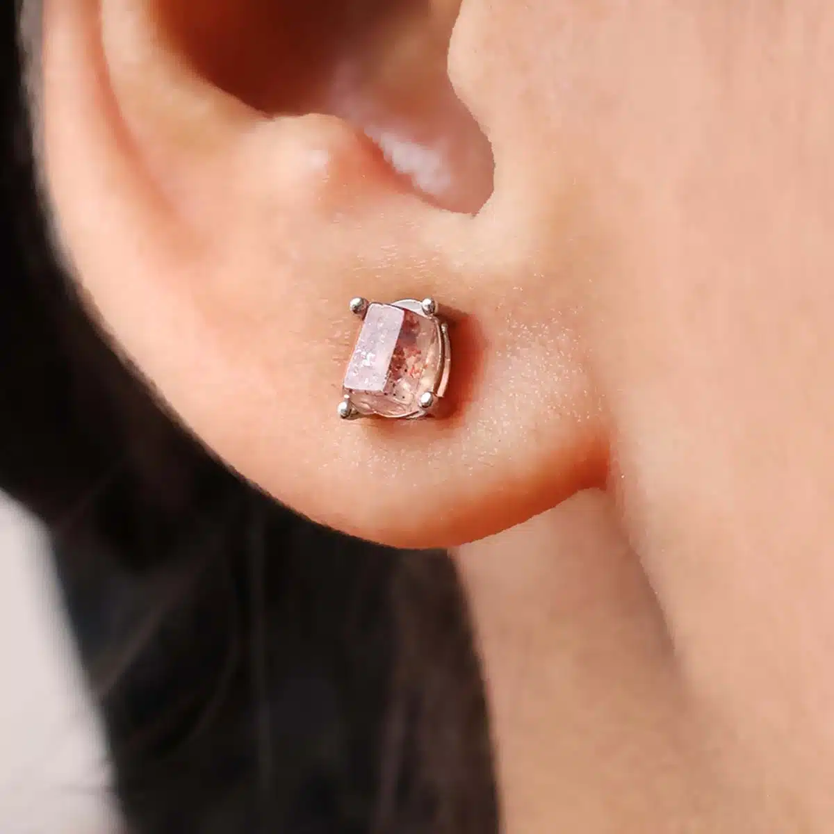 Super 7 Earring In Silver-Shubhanjali (5) Shop Crystal Super 7 Earring In Silver 925