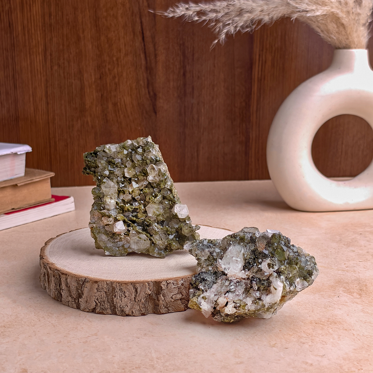 Untitled-4 epidote cluster