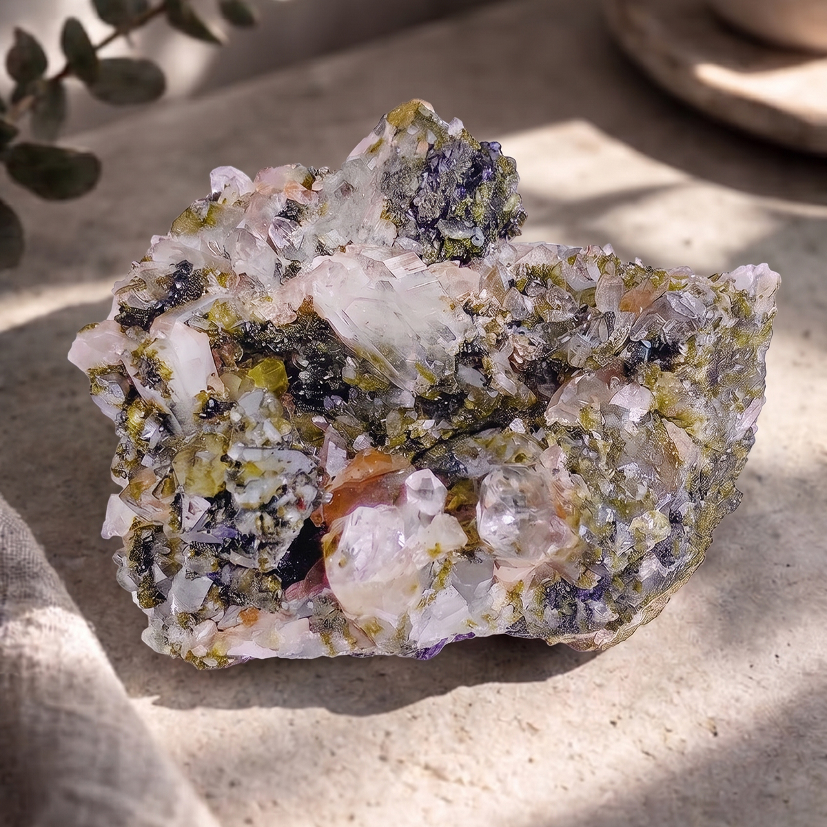 Untitled-5 epidote cluster