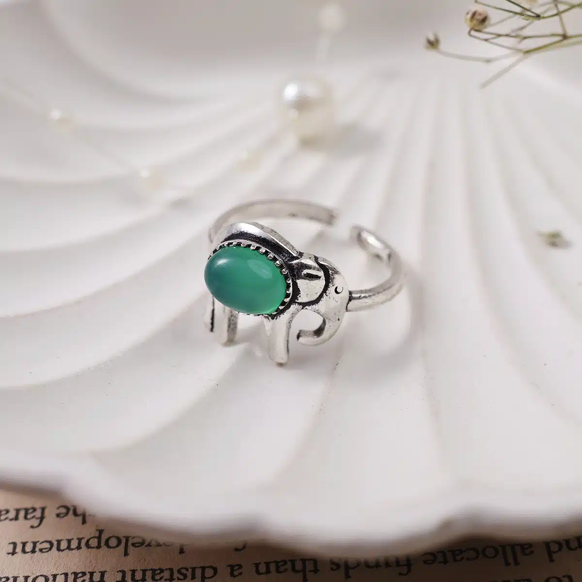 Elephant Design Small Stone Rings-Shubhanjali (13) Shop Elephant Design Small Stone Rings