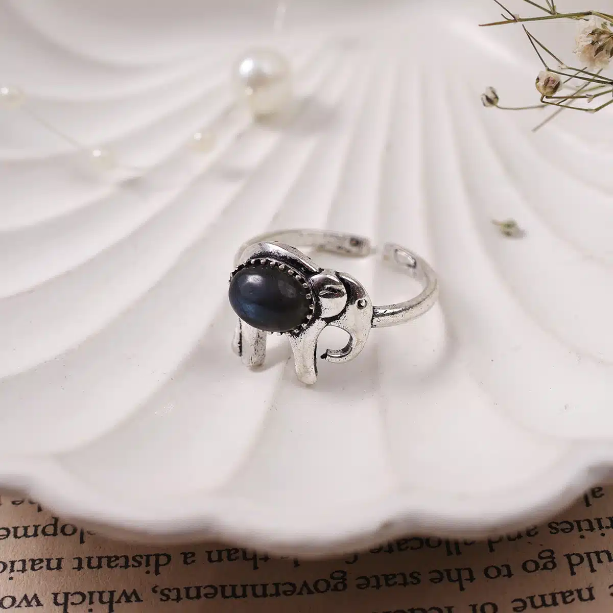 Elephant Design Small Stone Rings-Shubhanjali (17) Shop Elephant Design Small Stone Rings