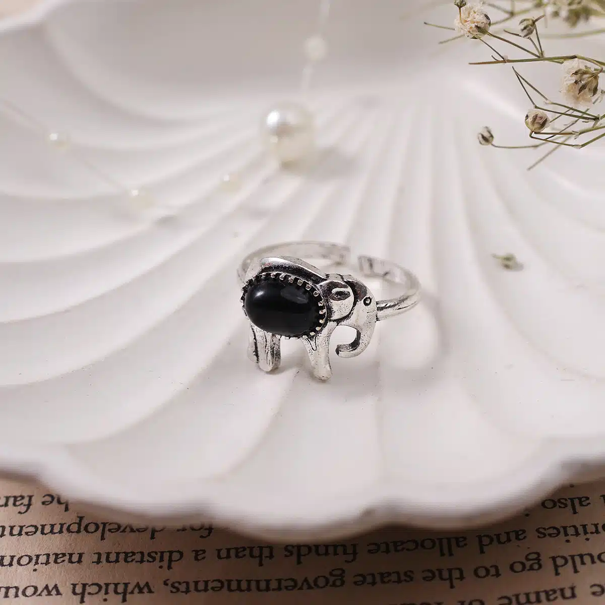 Elephant Design Small Stone Rings-Shubhanjali (18) Shop Elephant Design Small Stone Rings