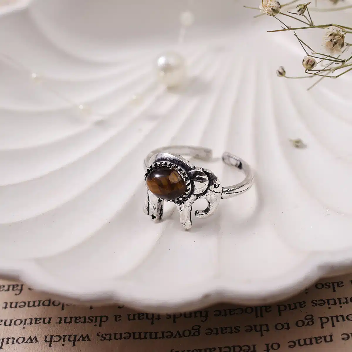 Elephant Design Small Stone Rings-Shubhanjali (19) Shop Elephant Design Small Stone Rings