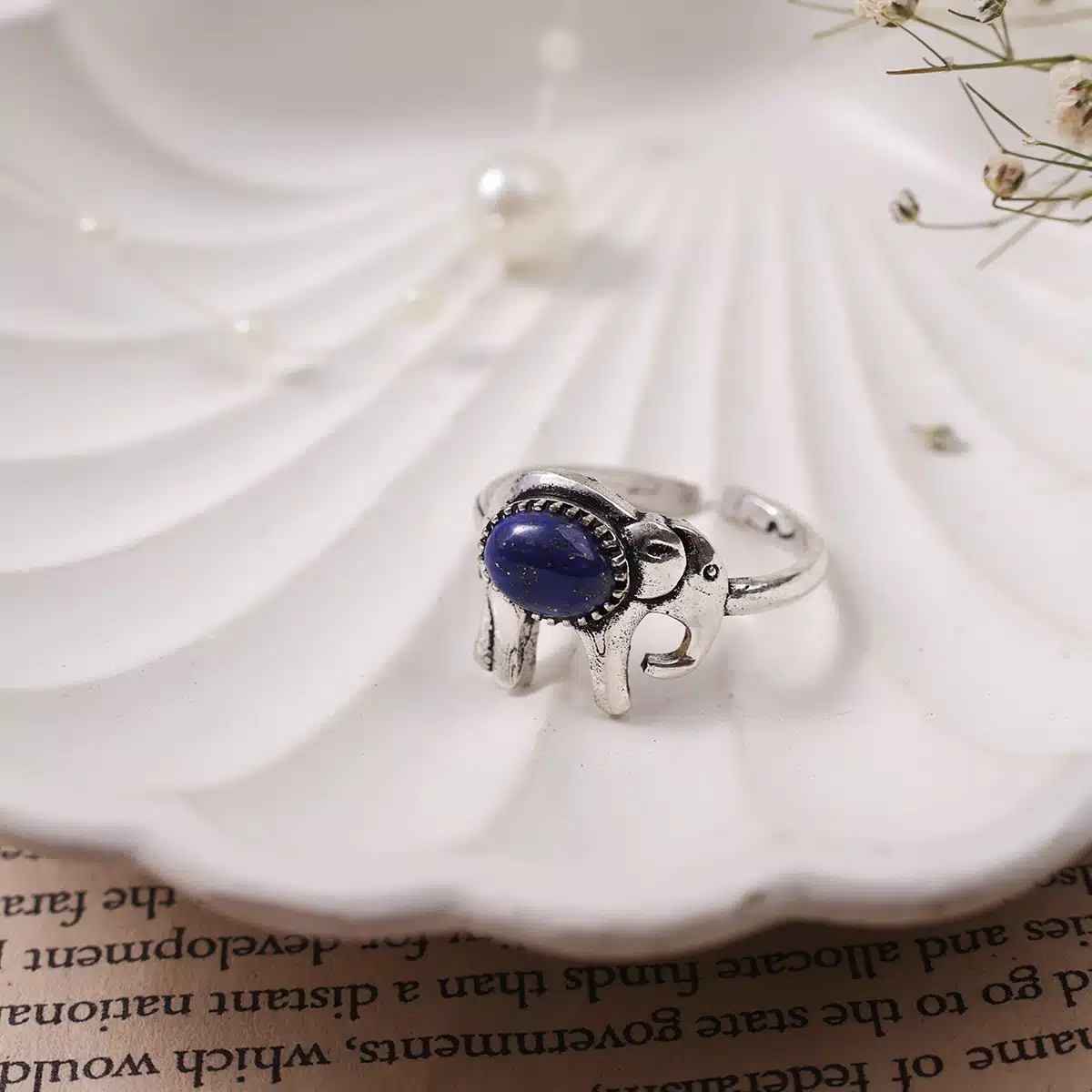 Elephant Design Small Stone Rings-Shubhanjali (20) Shop Elephant Design Small Stone Rings