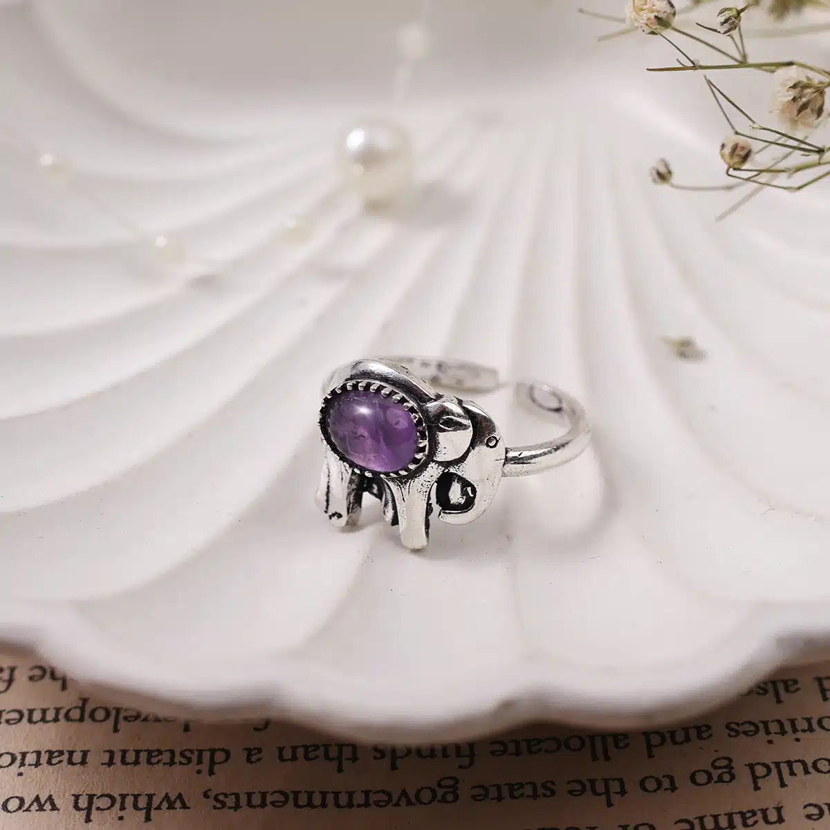Elephant Design Small Stone Rings-Shubhanjali (21) Shop Elephant Design Small Stone Rings