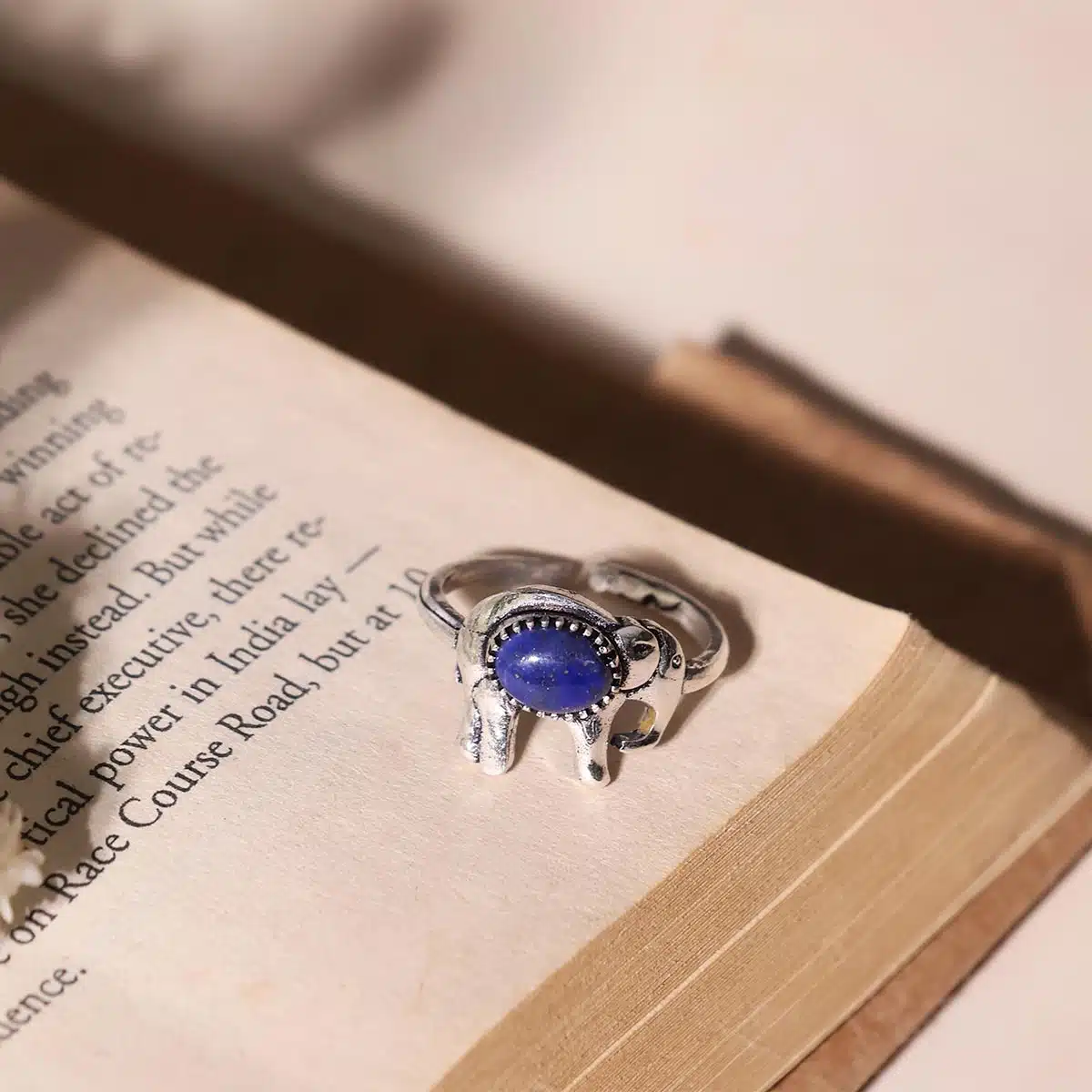 Elephant Design Small Stone Rings-Shubhanjali (7) Shop Elephant Design Small Stone Rings