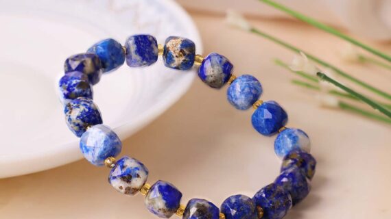 Lapis Box faceted Bracelet