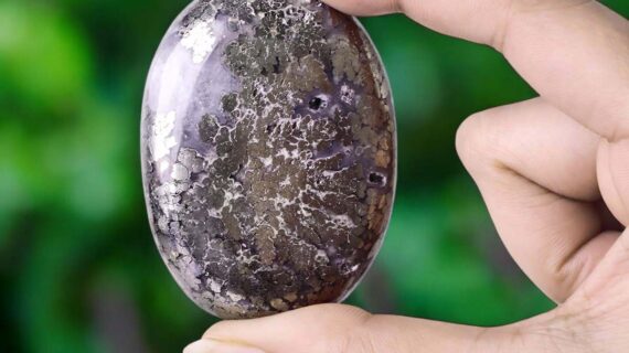 Marcasite Palm Stone