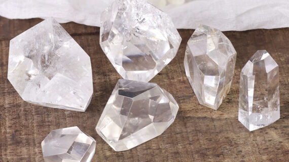 Clear Quartz Free Form Point AAA