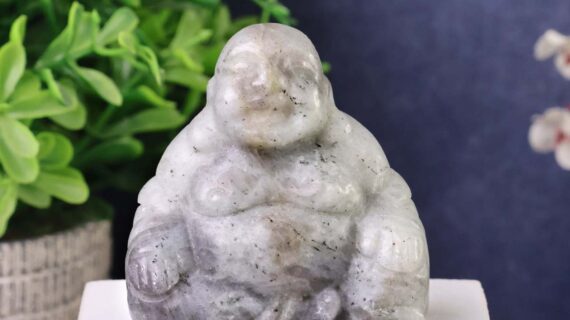 Labradorite Laughing Buddha
