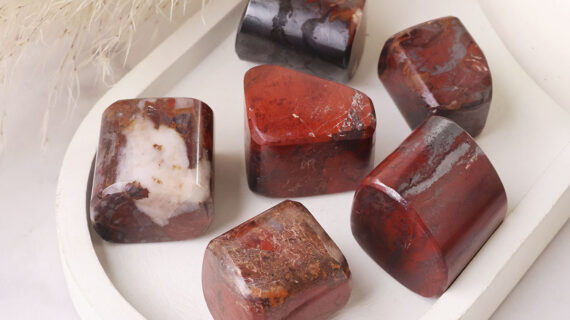 Red Jasper With Hematite Tumble