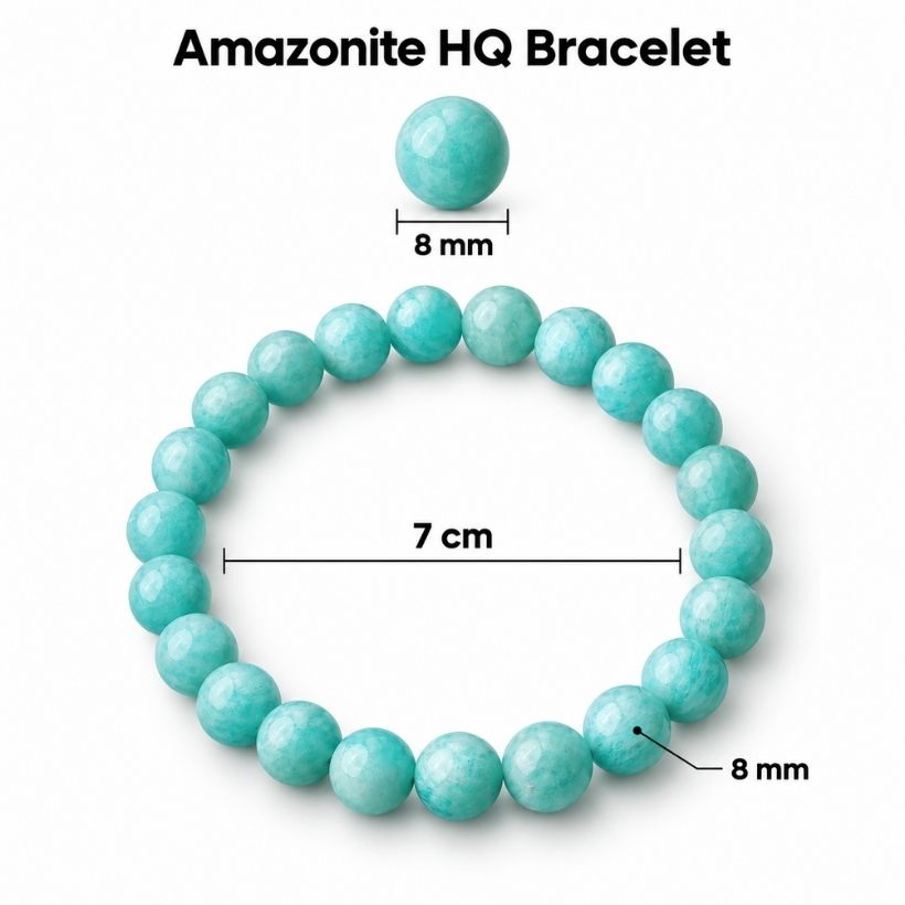 Amazonite Bracelet HQ – 8mm amazonite bracelet hq 8mm