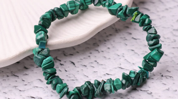 Malachite Chips Bracelet